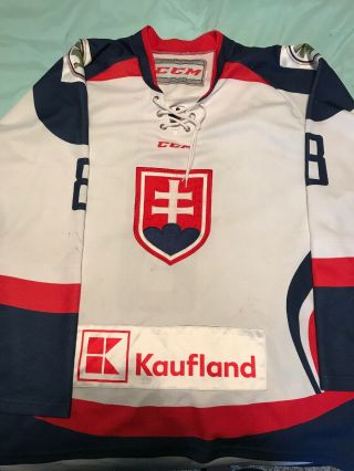 Slovakia Ice Hockey Ccm Game Jersey Skoda Kaufland Mens Xl