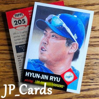 2019 Topps Living Set - 205 Hyun - Jin Ryu - Los Angeles Dodgers Sp