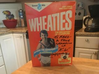 1987 Jim Hershberger Autographed Wheaties Box Never Opened