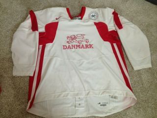 Iihf Danmark Denmark Olympic Ice Hockey Jersey Shirt Nike Swift Size 62 2006