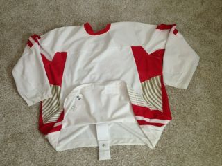 IIHF DANMARK Denmark Olympic Ice Hockey Jersey Shirt Nike swift Size 62 2006 3