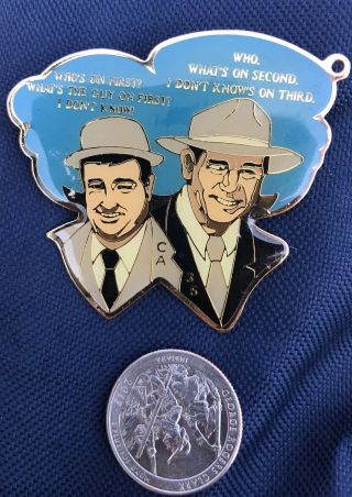 Little League Pin.  California District 35 Abbott And Costello,  Who’s On First