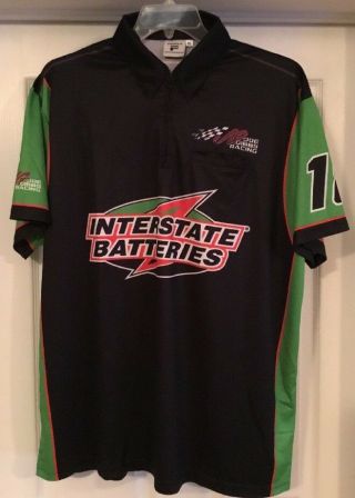 Kyle Busch Interstate Batteries 2017 Race Crew Shirt Size Large Joe Gibbs