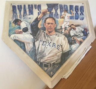 Nolan Ryan Lithograph Sportacular Home Plate Limited Edition