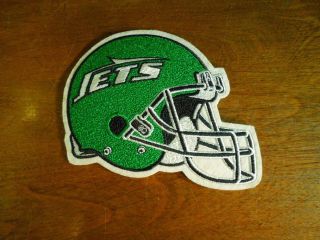 York Jets Football Helmet Nfl Embroidered Iron On Patch