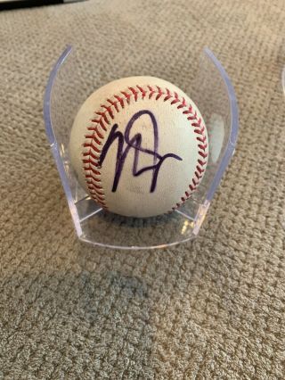 Mike Trout Signed ROMLB (Game) JSA LOA 2
