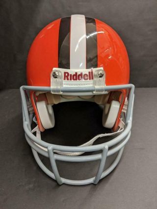 Cleveland Brown Riddel Official On Field Full Size Authentic Helmet W/ Box