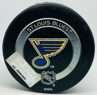 St.  Louis Blues Official Nhl Game Puck 2003 - 04 Season