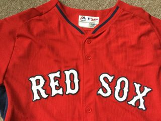 Boston Red Sox Game worn/used team issued batting practice jersey 41 OGANDO 3