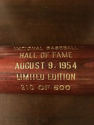 1954 Baseball Hall Of Fame Commemorative Bat Bill Dickey Bill Terry R Maranville 2