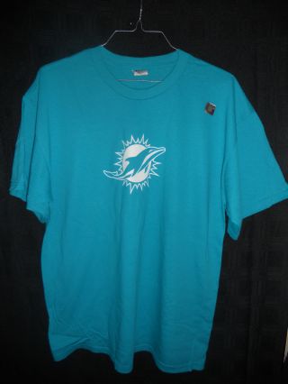 2014 Miami Dolphins " Aqua Out " Authentic T - Shirt Vs Chiefs Wow