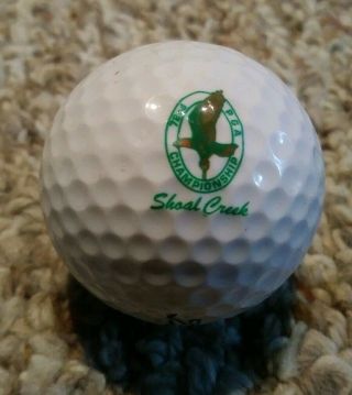 Collectible Logo Golf Ball 72nd Pga Championship,  Shoal Creek.  1990