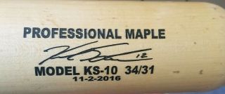 PROFESSIONAL Maple Model KS - 10 34/31 Dinger Bat WORLD CLASS WOOD 2