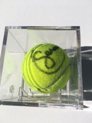 Venus And Serena Williams Autographed Signed Tennis Ball With & Case