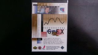 1999 - 00 UD UPPER DECK HOLOGrFx GRETZKY GRFX AUSOME GG12 WAYNE GRETZKY 99 - 00 2