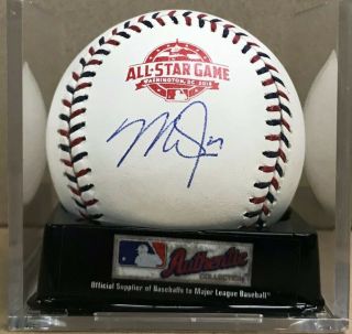 Mike Trout Signed 2018 All Star Baseball