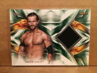 F821 Adam Cole 10/50 Relic 2019 Topps Undisputed Wrestling S/h