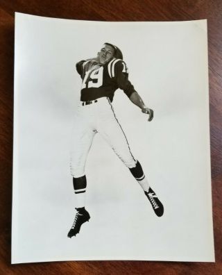 Vintage Photo Football Player Johnny Unitas Baltimore Colts 1950 