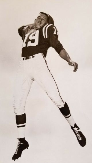 Vintage Photo Football Player Johnny Unitas Baltimore Colts 1950 ' s 3
