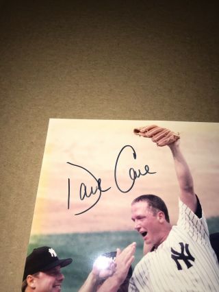 NY Yankees David Cone Signed licensed 8x10 photo JSA Authentic Perfect Game 4