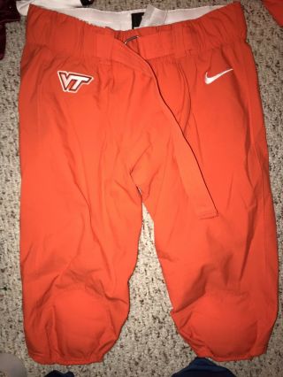 2017 Nike Virginia Tech Hokies 80 Colt Pettit Game Worn Pants