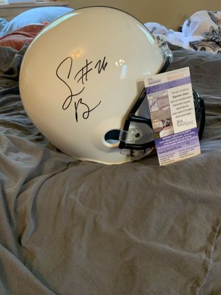 Saquon Barkley Signed/autographed Penn State Full Size Rep Helmet Jsa Witnessed