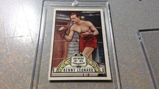 1951 Topps Ringside Set Break 39 Benny Leonard