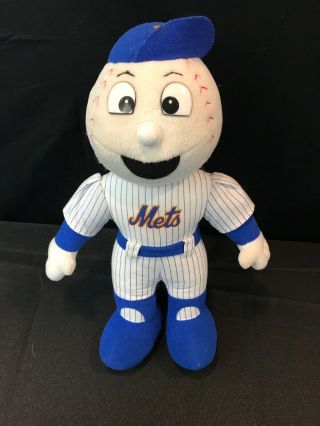 York Mets Mascot Mr Met 12” Plush Doll Figure By Steven Smith Vintage