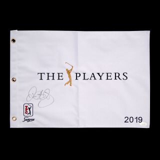 Rory Mcilroy Signed 2019 The Players Championship Golf Flag Autograph Jsa