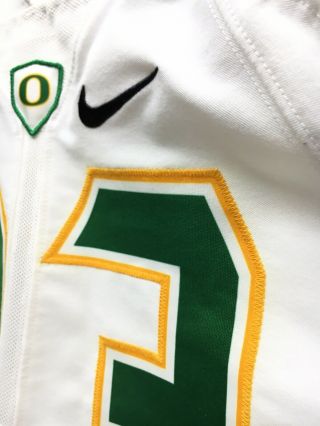 Oregon Ducks Nike Team Issued (YOUTH Sz M) Authentic Football Jersey 23 Pro Cut 5