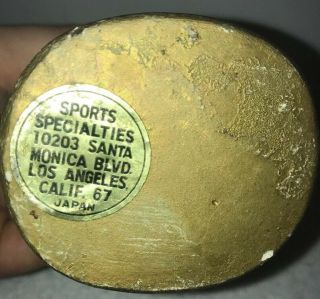Vintage 1967 Gold Base Bobblehead Nodder Cleveland Browns 6