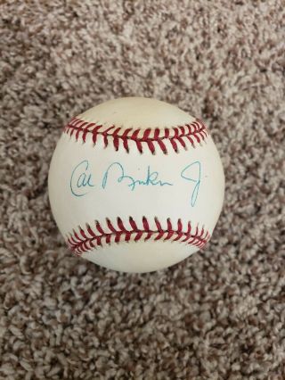 Cal Ripken Jr Autographed Baseball