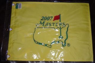 2007 MASTERS AUGUSTA NATIONAL PIN GOLF FLAG PACKAGE GREAT 4 AUTOGRAPHS 2
