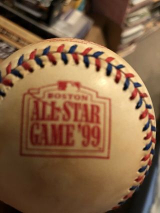 1999 Official Mlb All Star Game Baseball Fenway Park
