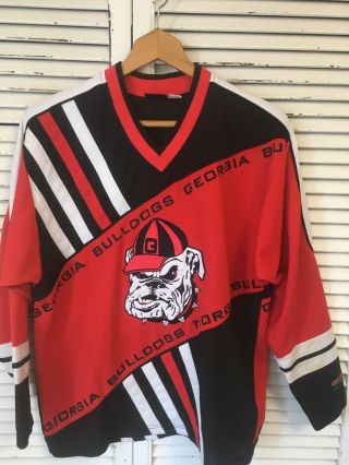 Vintage Georgia Bulldogs Cmp Team Sport Hockey Jersey Adult Small