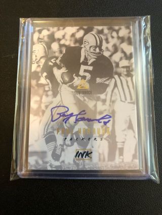 Paul Hornung 2018 Luminance Auto 16/49 Green Bay Packers Hall Of Fame