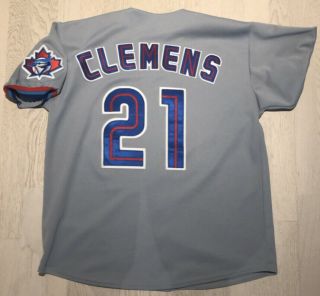 Roger Clemens Toronto Blue Jays Jersey Size Large