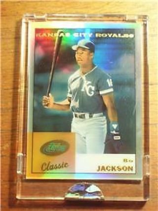Bo Jackson Baseball Etopps In - Hand Chrome - Like