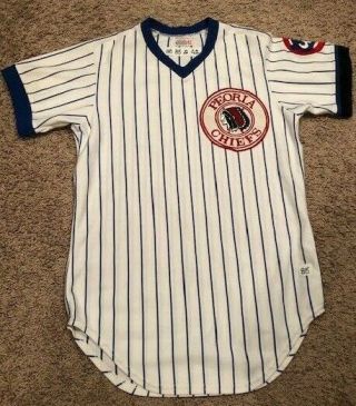 Cubs 1985 Ron Meridith Jersey / Peoria Chiefs