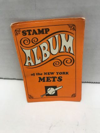 Vtg 1969 Topps York Mets Stamp Album Team Set W/jerry Koosman 8/10 Stamps