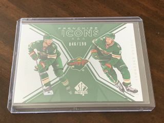 2018 - 19 Sp Authentic Franchise Icons Koivu/greenway /199