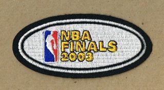 2003 Nba Basketball Jersey Nets Vs San Antonio Spurs Finals Patch (style 1)