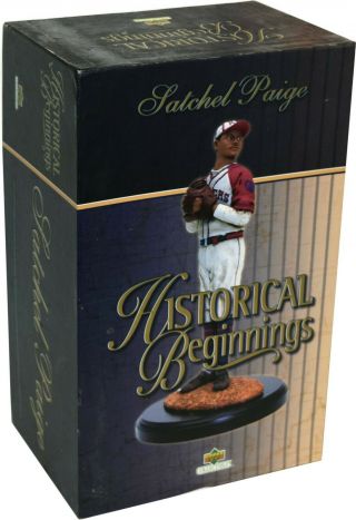 Satchel Paige 2004 Upper Deck Historical Beginnings Figure W/ Box & Jw651