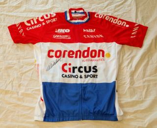 2019 Mathieu Van Der Poel Signed Team Corendon - Circus Cycling Jersey