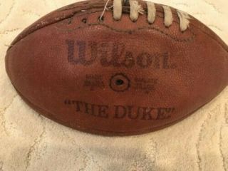 Vintage Wilson Leather The Duke Football Usa