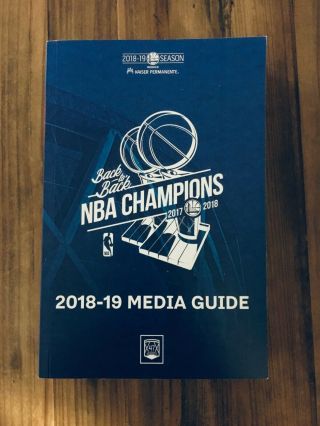 2018 - 19 Golden State Warriors Media Guide