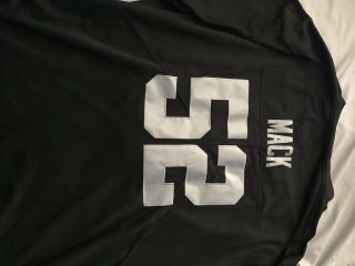 Khalil Mack 52 Oakland Raiders Football Jersey Nfl Players Nike Size Xl