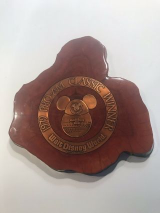 Walt Disney World Pro - Am Golf Classic Award Plaque 1979