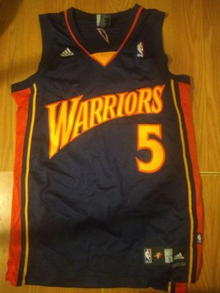 Baron Davis 5 Golden State Warriors Adidas Nba Basketball Jersey S Length,  2