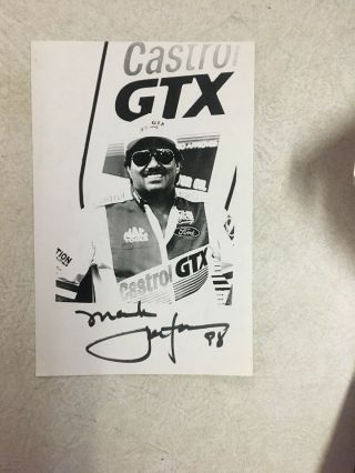 Vintage 1980’s Promo Picture Signed John Force Photo 9” X 5.  5” 1